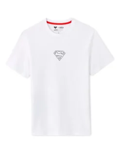 Superman - T-shirt wit en zwart