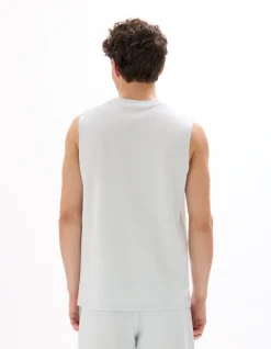 Tanktop regular effen - lichtblauw