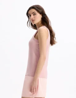 Tanktop van biologisch katoen - roze