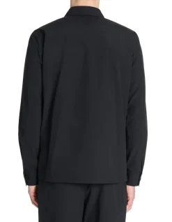 Technisch overshirt 1 zak - zwart