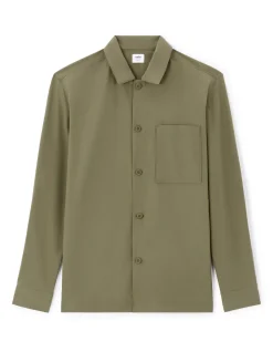 Technisch overshirt 1 zak - khaki