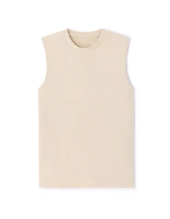Topje standaard effen - beige