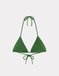 Triangel badpak top - groen