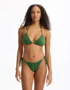 Triangel badpak top - groen