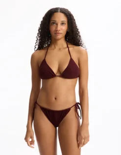 Triangelbikinitop - bruin