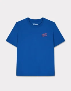 T-shirt met MICKEY-print - blauw