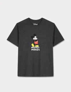 T-shirt met MICKEY-print - grijs