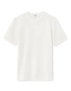 T-shirt rechte ronde hals 100% katoen - beige