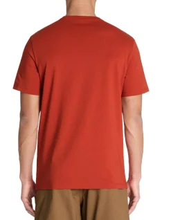T-shirt regular col rond 100% katoent - terra