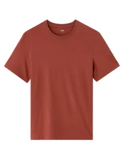 T-shirt Regular fit ronde hals 100% katoen - rood