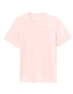 T-shirt regular ronde hals 100% katoen - roze