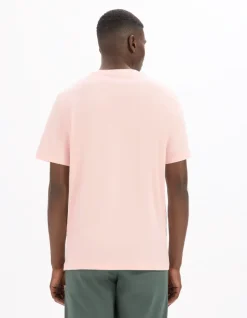 T-shirt regular ronde hals 100% katoen - roze