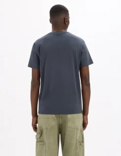 T-shirt regular ronde hals 100% katoen - marine