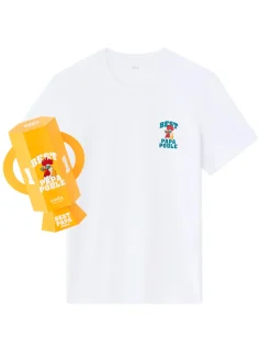T-shirt regular ronde hals 100% katoen - wit