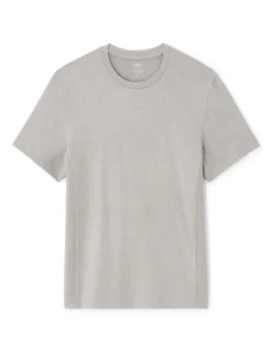 T-shirt standaard pasvorm ronde hals Activ Wear - grijs
