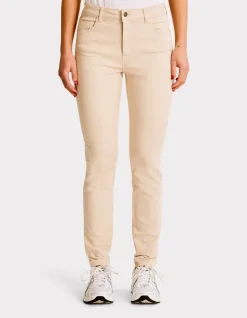 Ultrastretch slim-fit broek - beige