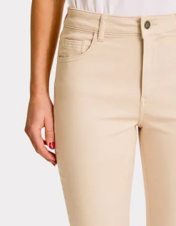 Ultrastretch slim-fit broek - beige