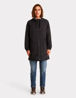 Verstelbare parka - marineblauw