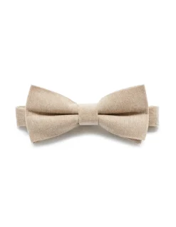 vlinderdas - beige