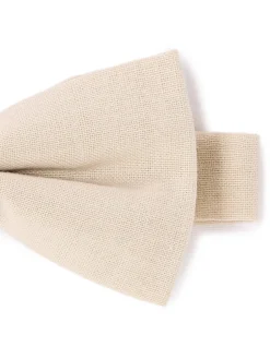 vlinderdas - beige