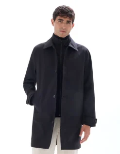 Waterdichte 3-in-1 trenchcoat - zwart