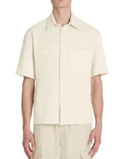 Wijd hemd - beige