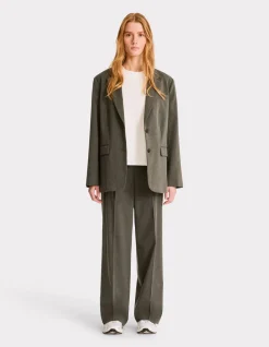 Wijde broek - antracietgrijs