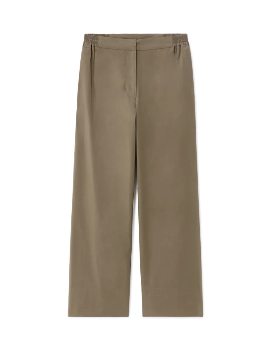 Wijde broek - kaki