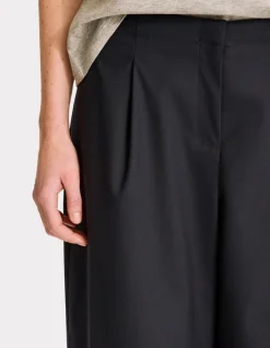 Wijde broek - marineblauw