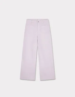 Wijde broek - paars