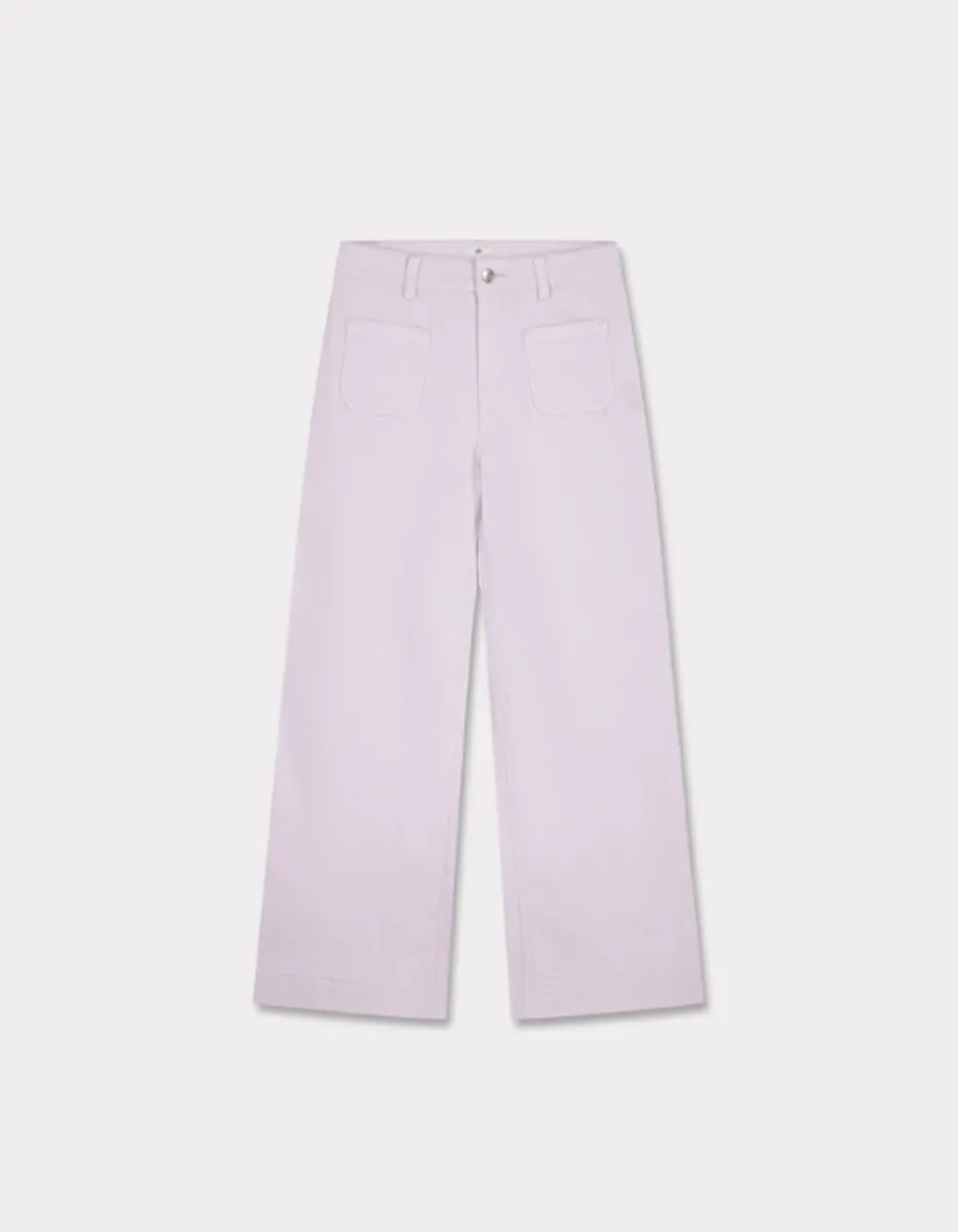 Wijde broek - paars