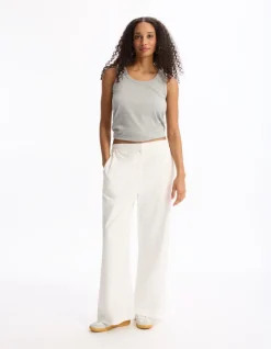 Wijde broek - wit