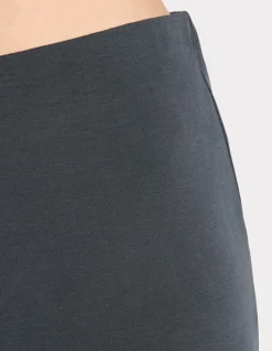 Wijde broek van modalmix - antracietgrijs